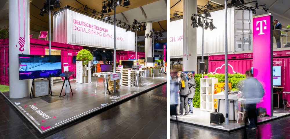 deutsche telekom exhibition stand design ideas