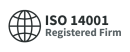 ISO 14001 Registered firm logo