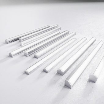 LED lightbars built using extruded aluminium profiles