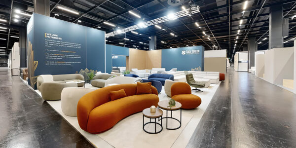 Sofa Source IMM Cologne Exhibition Stand - Unibox