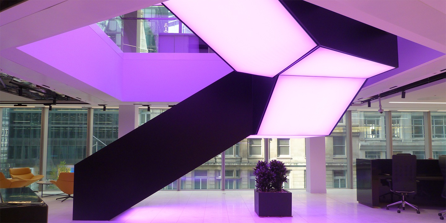 The Scalpel Colour Changing Staircase